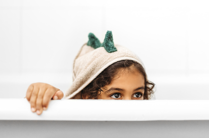 100% Organic Hooded Towel - Sand/Gender Neutral